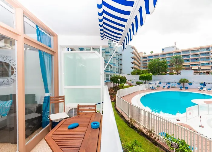 Serenity Yumbo - Europa 2min Yumbo - 5min From - Wifi Free - Air Conditioner - Private Services - Free Welcome Book - Cohote Conserjeria Gran Canaria Apartman *