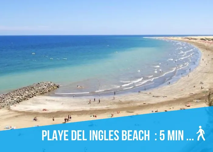 Daire Serenity Yumbo - Europa 2min Yumbo - 5min From - Wifi Free - Air Conditioner - Private Services - Free Welcome Book - Cohote Conserjeria Gran Canaria Playa del Ingles (Gran Canaria)